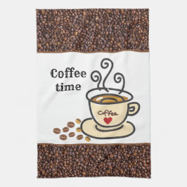 Kärlek kaffe / Hem kaffe Bar Hand eller Kökshandduk