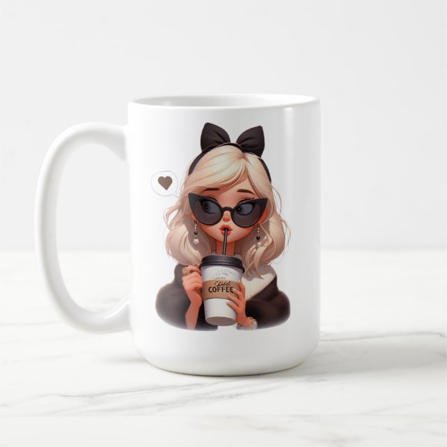 Kärlek kaffe kaffemugg (Vänster)