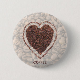 Kärlek-kaffe Knapp