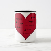 Kärlek kaffe mugg