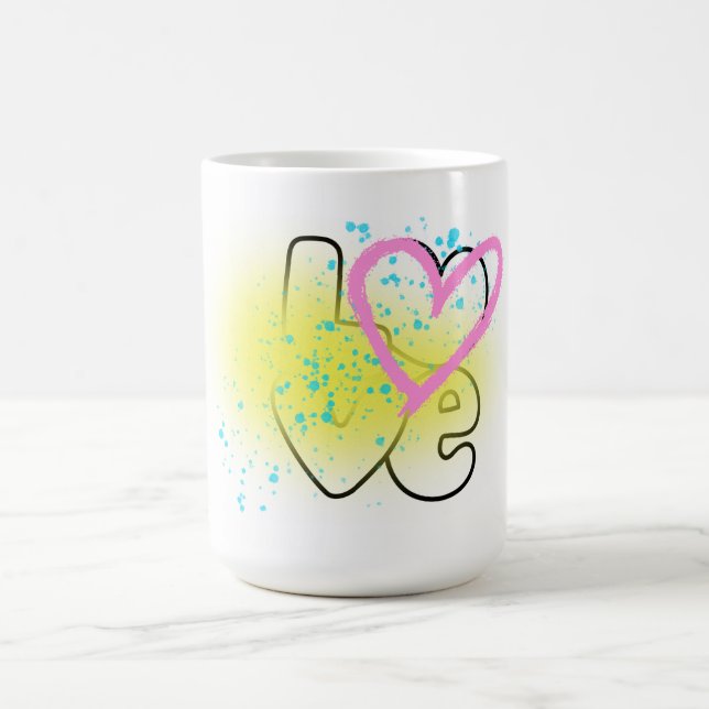 Kärlek Kaffe Mugg (Center)