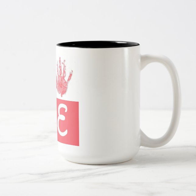 Kärlek kaffe mugg (Höger)