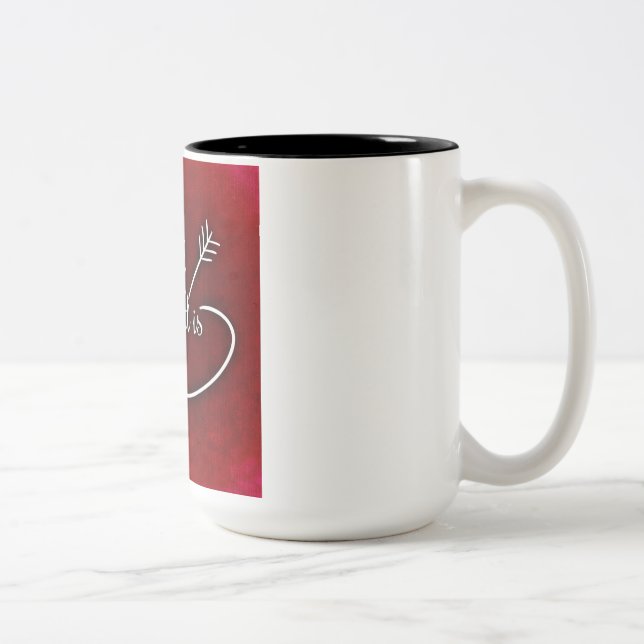 Kärlek kaffe mugg (Höger)