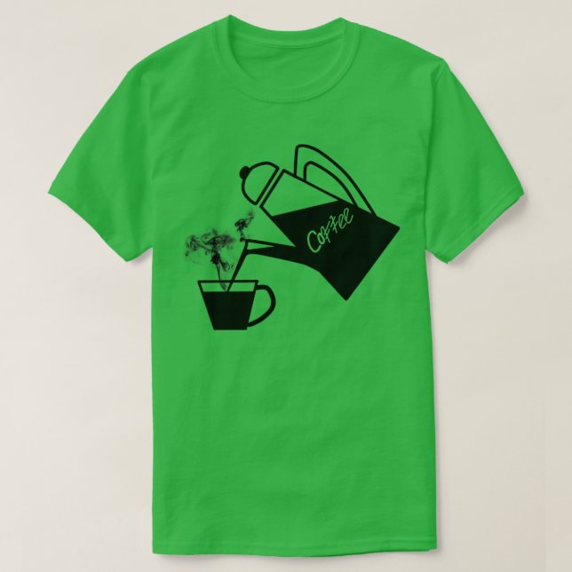 Kärlek-kaffe T Shirt (Design framsida)