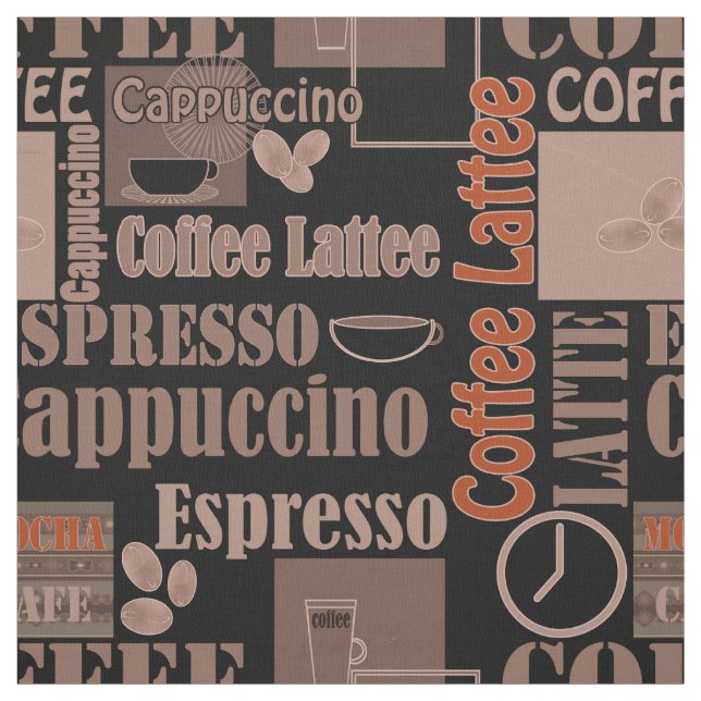 Kärlek kaffe tyg (Provkarta)