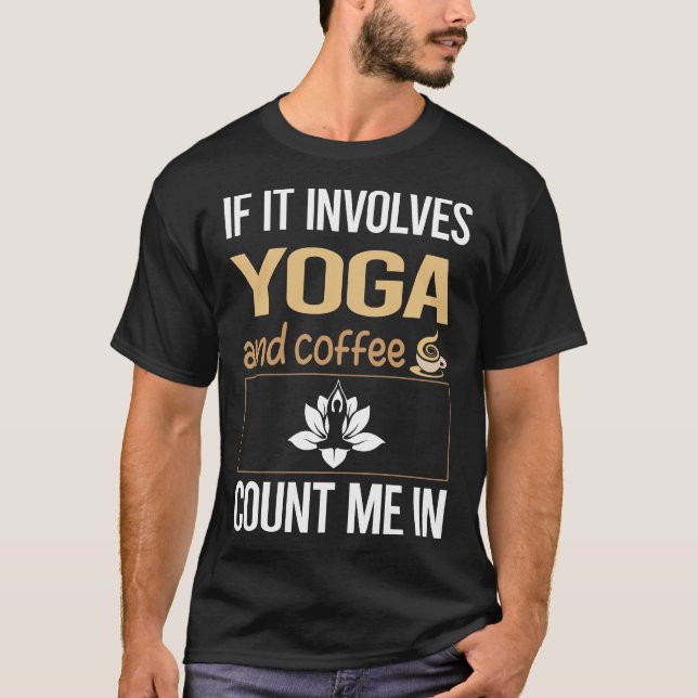 Kärlek kaffe Yoga T Shirt (Framsida)