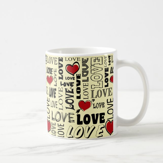 Kärlek Kaffemugg (Höger)
