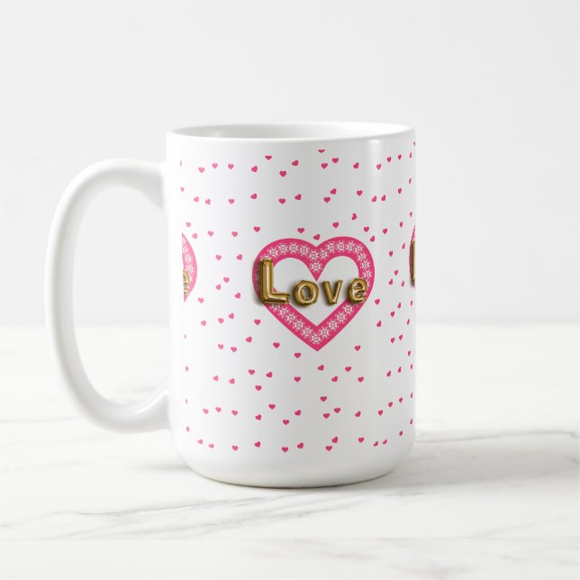 kärlek kaffemugg (Vänster)