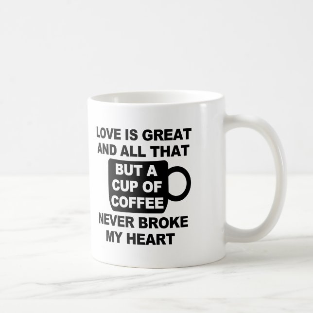 Kärlek kafferast mitt hjärta kaffemugg (Höger)