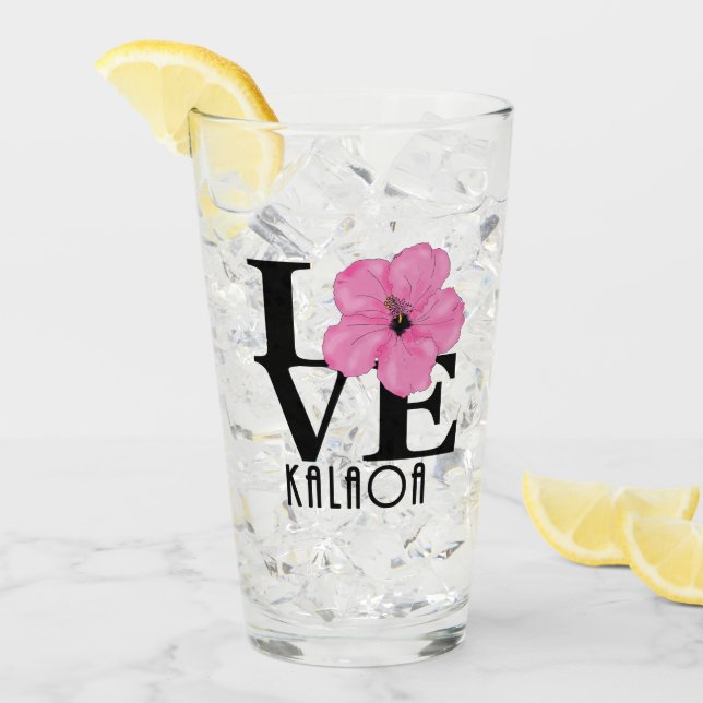 KÄRLEK Kalaoas Rosa Glaskopp (Framsida Ice)