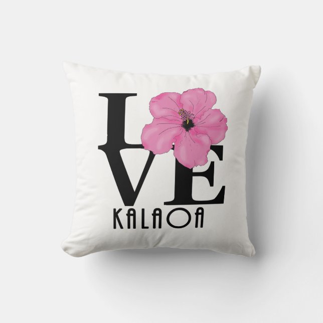 KÄRLEK Kalaoas Rosa Kudde (Framsida)