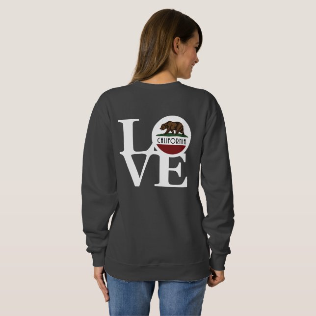 KÄRLEK Kalifornien T Shirt (Hel baksida)