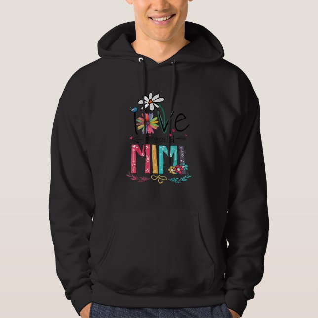 Kärlek kallades Mimi Png Svgmimi Hoodie (Framsida)