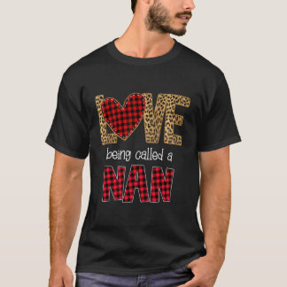 Kärlek kallades Nan Red Play Shirt T Shirt