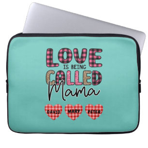 Kärlek kallas Mamma, Anpassade Mamma Gift Laptop Fodral