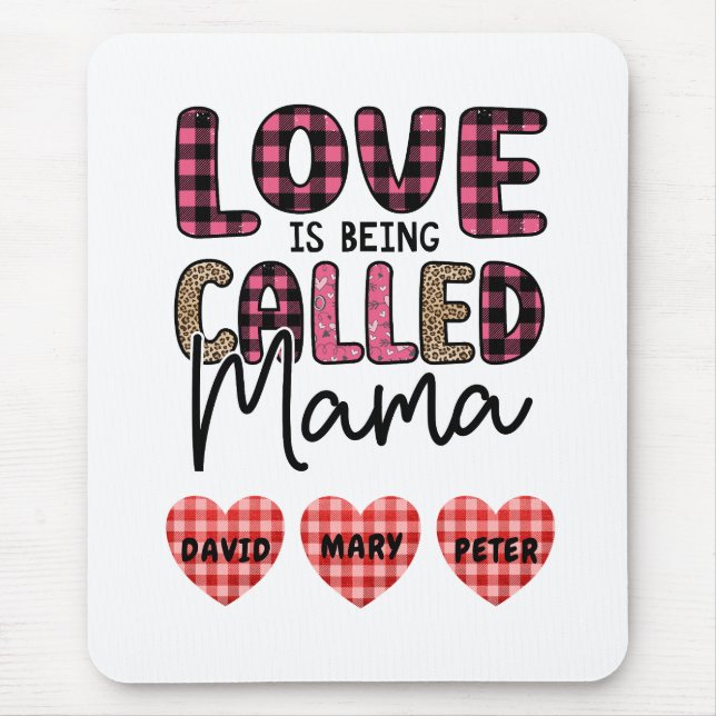 Kärlek kallas Mamma, Anpassade Mamma Gift Musmatta (Framsidan)