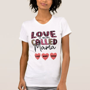 Kärlek kallas Mamma, Anpassade Mamma Gift T Shirt