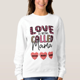 Kärlek kallas Mamma, Anpassade Mamma Gift T Shirt