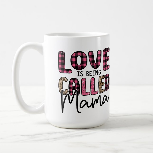 Kärlek kallas Mamma Coffee Mugg (Vänster)
