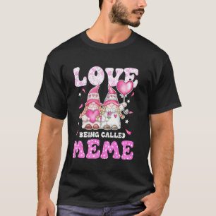 Kärlek kallas Meme Gnomes Grandma & Barnbarn T Shirt
