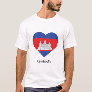 Kärlek Kambodja T Shirt
