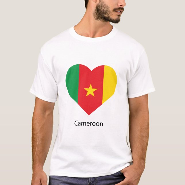 Kärlek Kamerun T Shirt (Framsida)