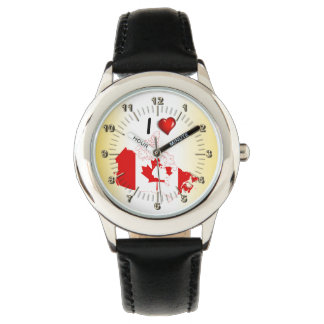 Kärlek Kanada Armbandsur