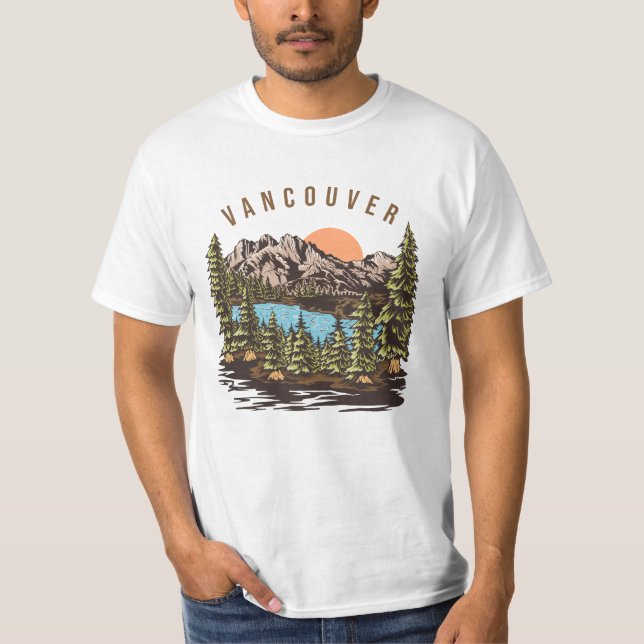 Kärlek Kanada Kärlek Vancouver T Shirt (Framsida)