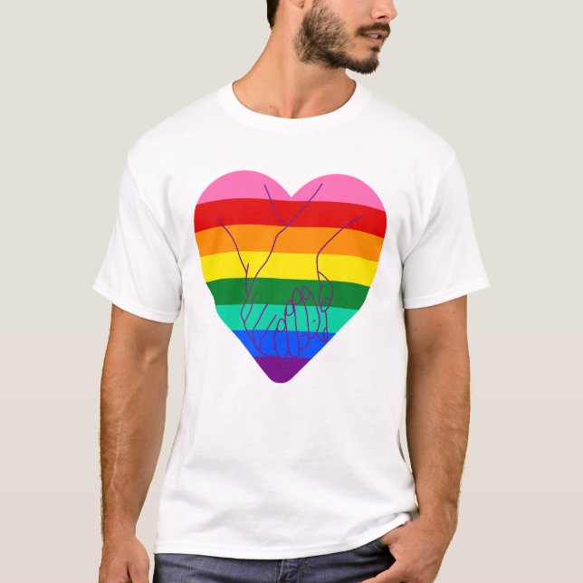 Kärlek känner inga gränser utgåva 3 t shirt (Framsida)