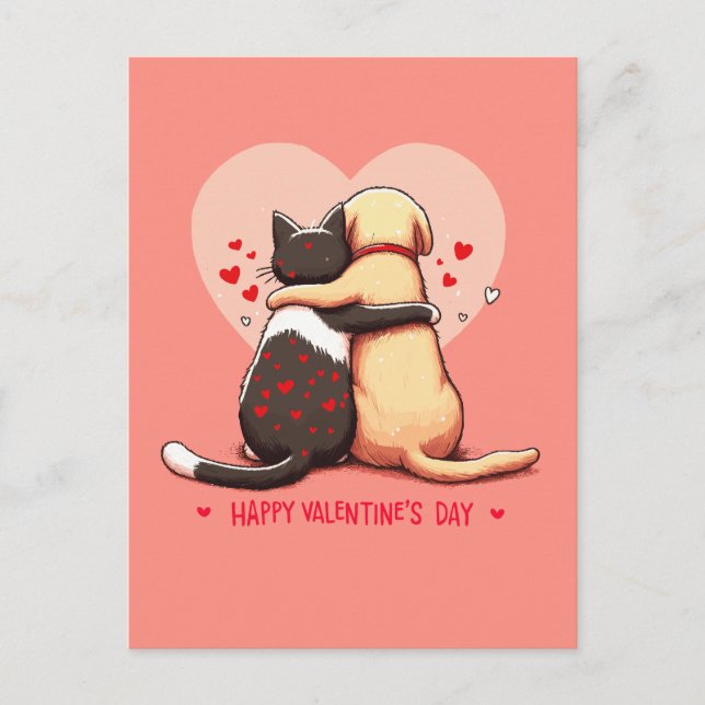 Kärlek känner inga gränser vykort (Framsida)