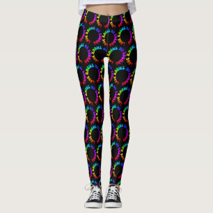 Kärlek känner inte till några gränser Regnbågscirk Leggings
