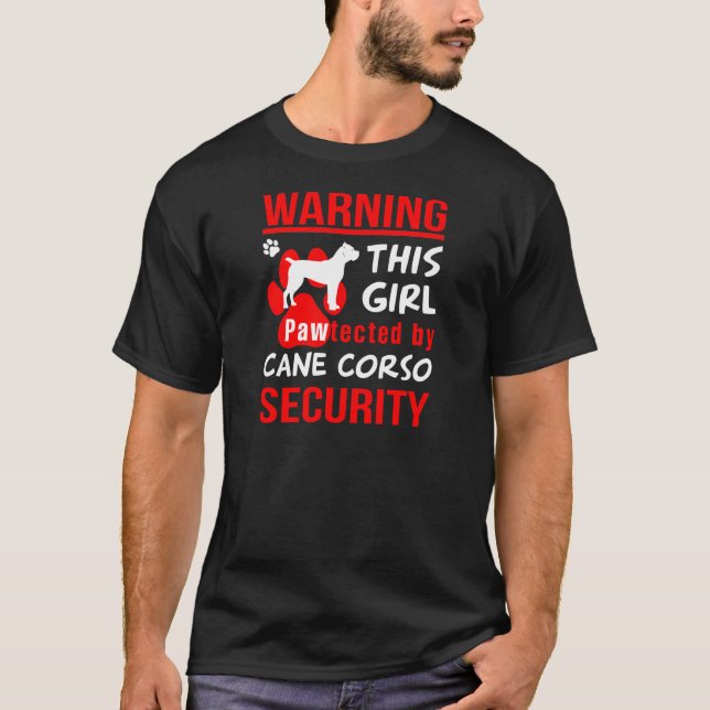 kärlek, Käpp Corso Lilla Gift T Shirt (Framsida)