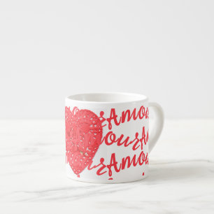 kärlek kärlek espressomugg