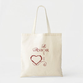 Kärlek Kärlek Heart Valentine Tygkasse