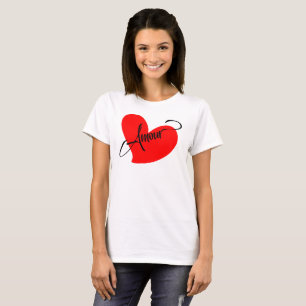 Kärlek (Kärlek i Fransk) T-shirt