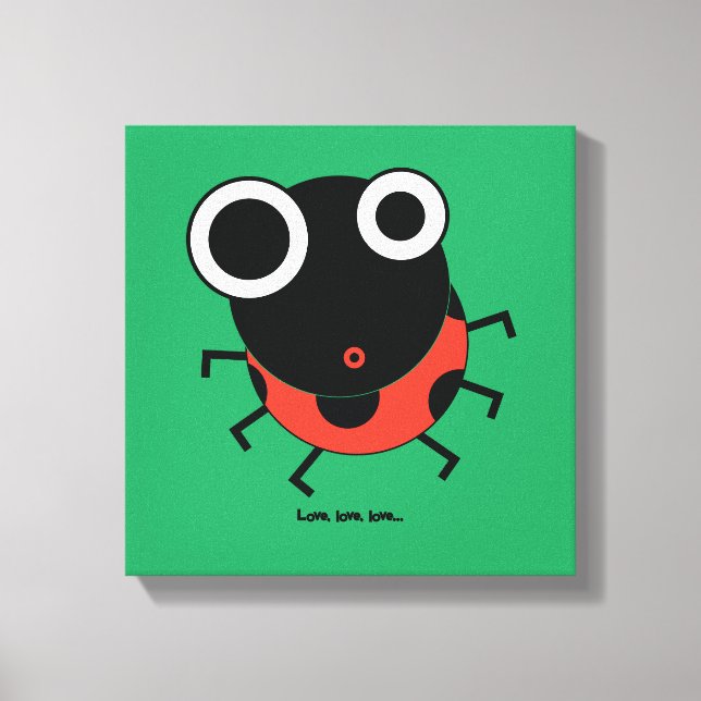 Kärlek, kärlek, kärlek av Michele Moses Canvastryck (Framsida)