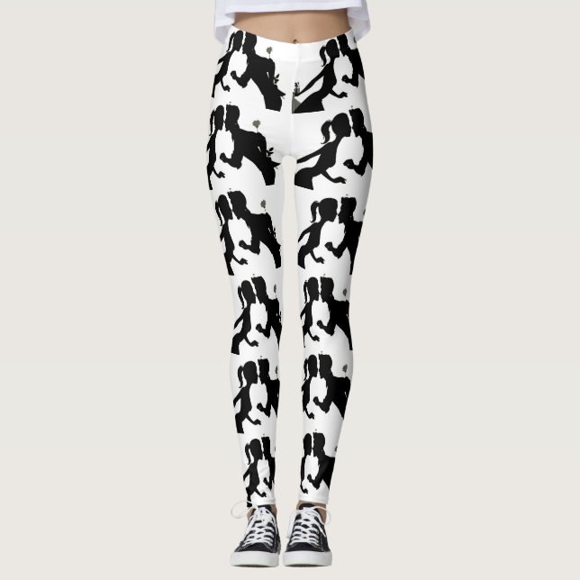 KÄRLEK KÄRLEK KÄRLEK LEGGINGS "BRUD" ELLER "ÄLSKLI (Framsida)
