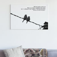 Kärlek - Kärlek-utskrift av fotocitat i Sparrow Pa