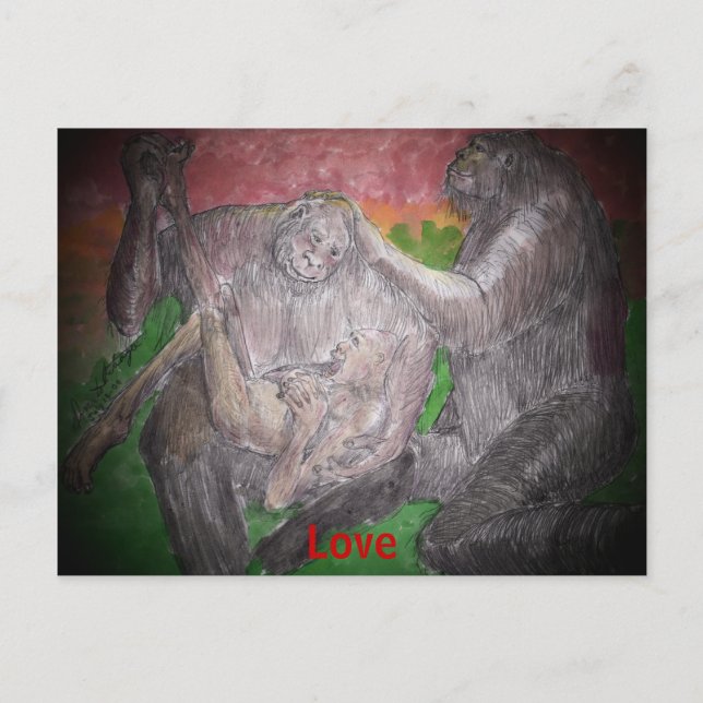 Kärlek, Kärlek Vykort (Framsida)