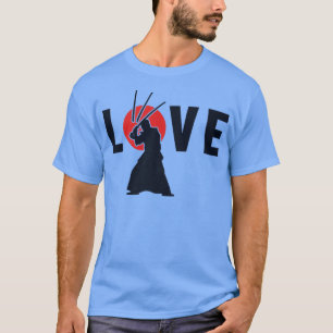 Kärlek Kata Kenjusu Katana Samurai Kendo Premium T Shirt