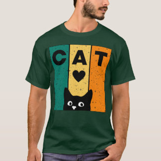 Kärlek katt pojke t shirt