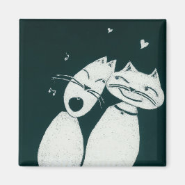 kärlek katter magnet
