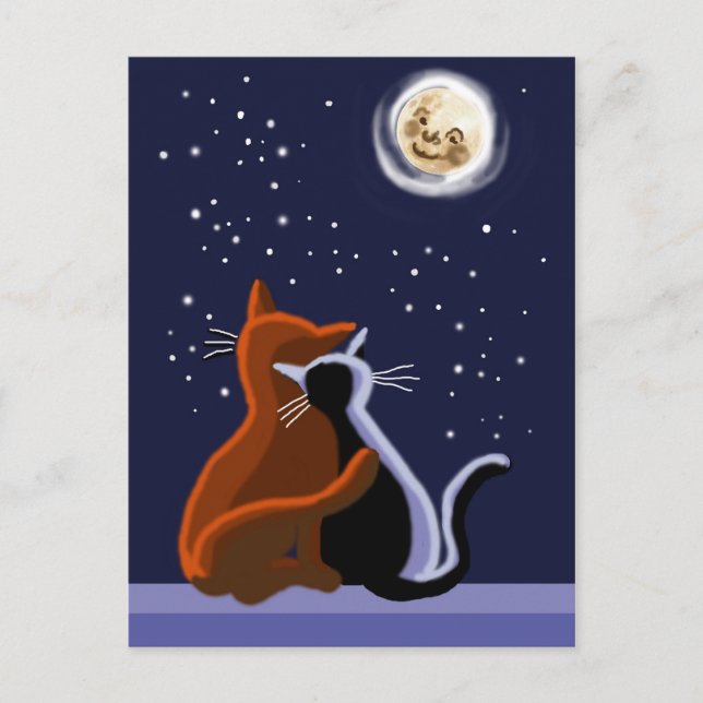 Kärlek katter vykort (Framsida)