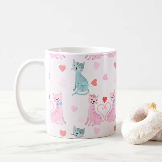 Kärlek Kattunge Kaffemugg (Med munk)