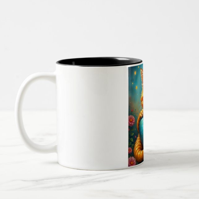 Kärlek Kattunge Två-Tonad Mugg (Vänster)