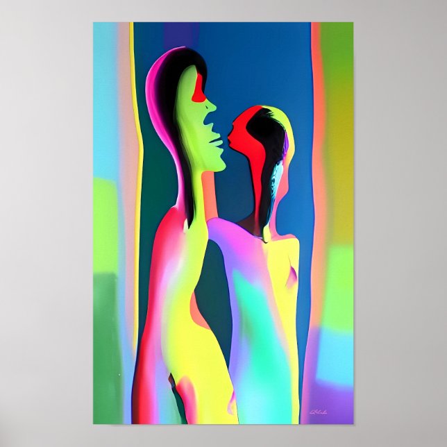 Kärlek Ken Gage Surrealism Poster (Framsidan)