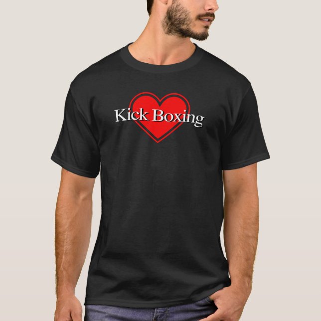 Kärlek Kick Boxing T Shirt (Framsida)