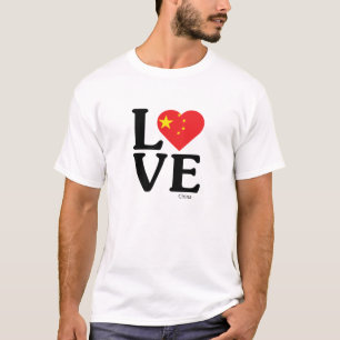 Kärlek Kina T Shirt