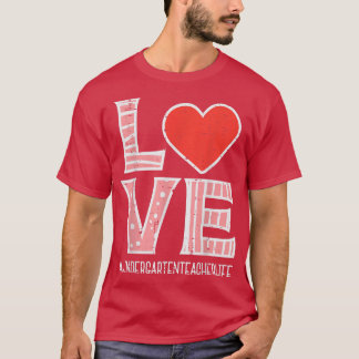 Kärlek Kindergarten Lacher Valentines day Valentin T Shirt