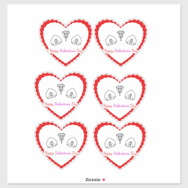  kärlek! klistermärken (Ark)